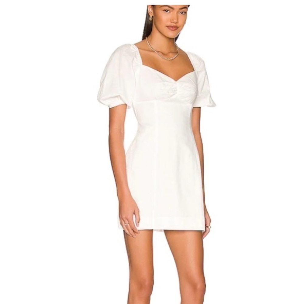 Minkpink white mini dress